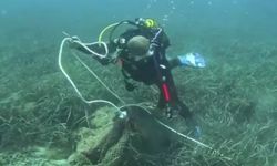 İzmir'de deniz dibinden 1,5 ton ağ çıkarıldı!