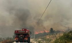 İzmir Karaburun’da yangın alarmı! Alevlerle mücadele sürüyor