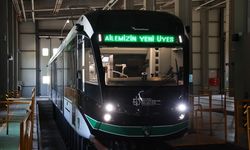 Büyükşehir’in aldığı 10 yeni tramvaydan 6’ncısı da raylara indi