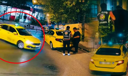Kadıköy'de drift yapan taksici yakalandı! Ehliyete el, araca men!