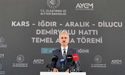 Kars-Iğdır-Aralık-Dilucu Demiryolu Hattının temeli atıldı!