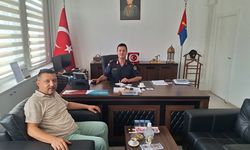 Binbaşı Aytaç Karaoğlu’na hayırlı olsun ziyareti