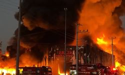 Kocaeli’de lojistik deposunda yangın!