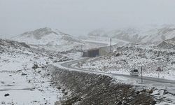Van’ın yüksek kesimleri karla beyaza büründü