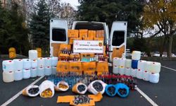 17 ilde yapılan operasyonlarda on binlerce litre sahte alkol ele geçirildi!