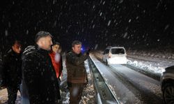 Vali Aydoğdu, Karla Mücadele Çalışmalarını Yerinde İnceledi