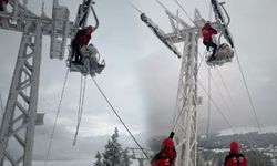 Uludağ’da telesiyej arızası: Yolcular mahsur kaldı