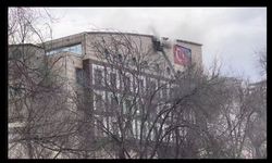 Zeytinburnu’nda Polisevinde yangın