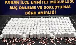 İzmir’de dev uyuşturucu operasyonu: 450 bin hap ele geçirdi