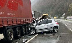 Artvin’de trafik kazası: 2 ölü, 1 yaralı