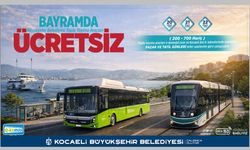 Kocaeli'de  Ramazan Bayramı’nda toplu ulaşım ücretsiz