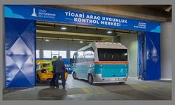 Ticari araçlar bu merkezden detaylı denetleniyor