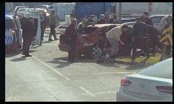 Düzce Olimpiyat Kavşağı’nda trafik kazası: 1 yaralı