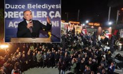 Düzce Belediye Başkanı Özlü "Kokoreççiler Çarşısı"nı hizmete açtı