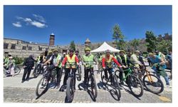 Erzurum'da sağlıklı gelecek için pedallar çevrildi