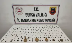 Bursa’da tarihi eser operasyonu: 202 sikke ve obje ele geçirildi