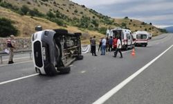 Gaziantep'ten Erzurum'a giden minibüs devrildi