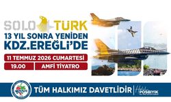 SOLOTÜRK 13 yıl sonra yeniden Ereğli semalarında