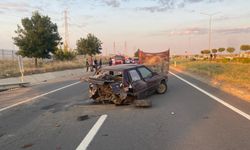 İpsala’da İki Otomobil Çarpıştı: 1 Yaralı