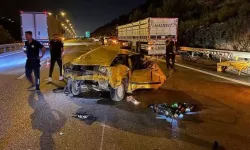 Otomobil hurda yığınına döndü: 1 ölü 4 yaralı