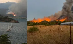 Fethiye’de orman yangını yerleşim yerlerine ulaştı: Huzurevi tahliye edildi