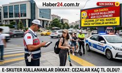 E-SKUTER KULLANANLAR DİKKAT: İhlallere Ağır Ceza Geldi! Kask, Kaldırım ve Hız Sınırı Uymayana Büyük Yaptırım...
