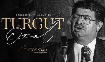 Cumhurbaşkanı Erdoğan'dan merhum Özal'a: Geride nadide miras bıraktı