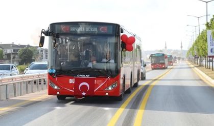 Sakarya’da metrobüsler hizmete başladı!