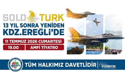 SOLOTÜRK 13 yıl sonra yeniden Ereğli semalarında