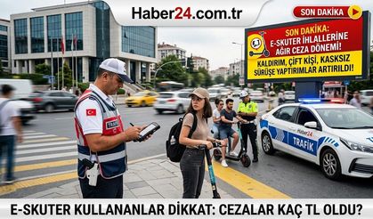 E-SKUTER KULLANANLAR DİKKAT: İhlallere Ağır Ceza Geldi! Kask, Kaldırım ve Hız Sınırı Uymayana Büyük Yaptırım...