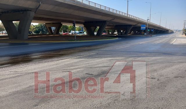 İstanbul caddesi'nde meydana gelen yağlanmadan çok sayıda kaza oldu!