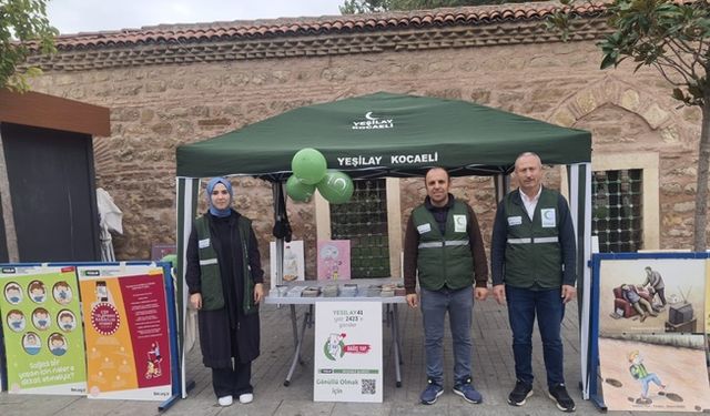 Yeşilay Gebze standına yoğun ilgi