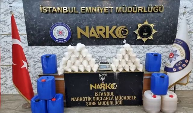 “NARKOÇELİK-45” operasyonlarında tonlarca uyuşturucu ele geçirildi