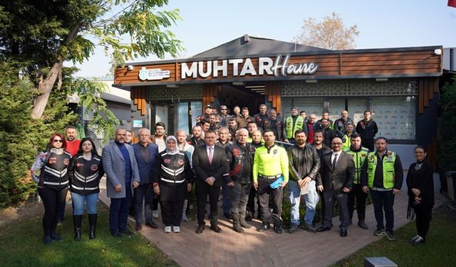 Motosiklet sürücüleriyle toplantı ve anket çalışması