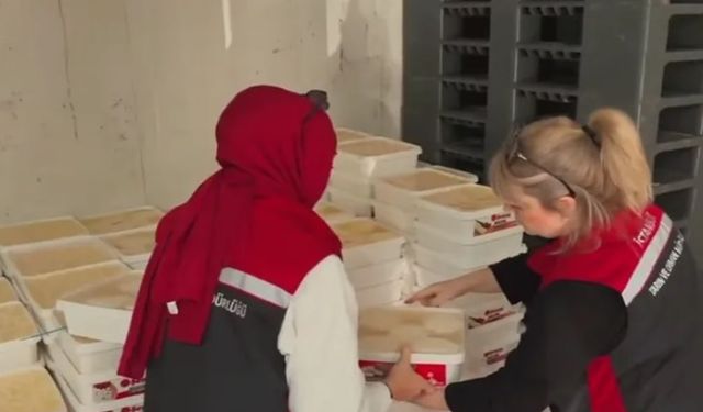 Bayrampaşa'da 35 ton peynire el kondu!