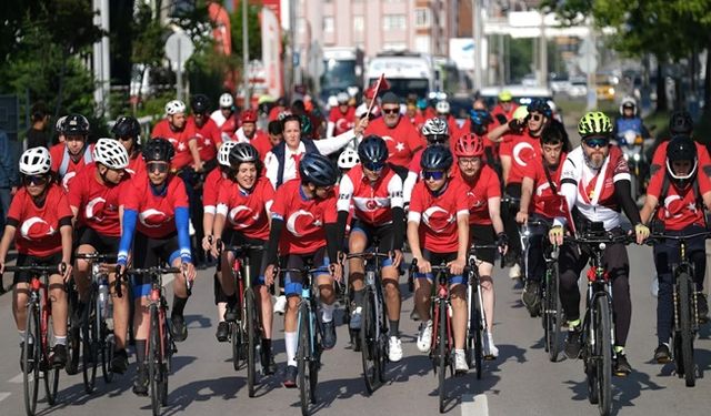 Pedallar 19 Mayıs ruhu ile çevrildi
