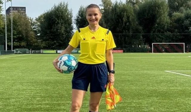 FIFA kokartlı kadın hakem Türkiye'de ilke imza attı