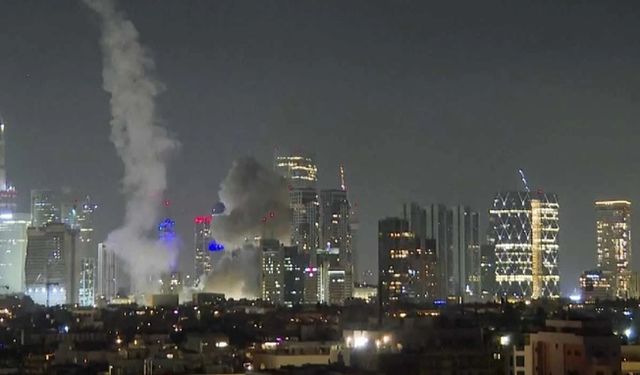 İran'dan İsrail'e misilleme: Yüzlerce balistik füze fırlatıldı