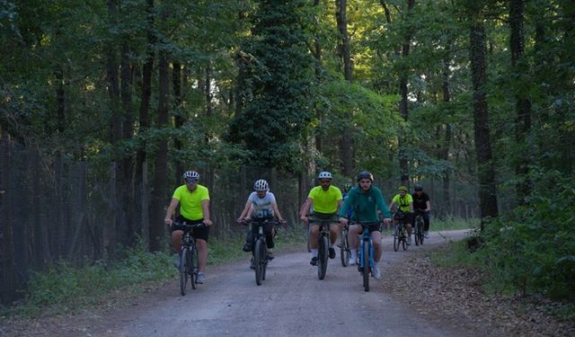 Dağ bisikleti tutkunları Ormanya’da buluştu