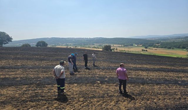 Yangında zarar gören çiftçilere gübre ve tohum desteği