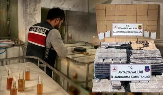 81 ilde sahte alkol operasyonu!