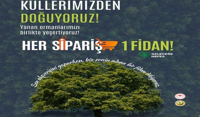 Yeşil Vatan’a Komek Sepeti’nden destek