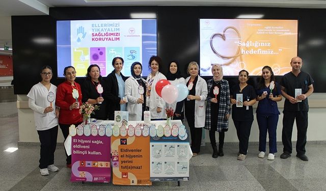 Kocaeli Devlet Hastanesi’nde el hijyeni etkinliği düzenlendi