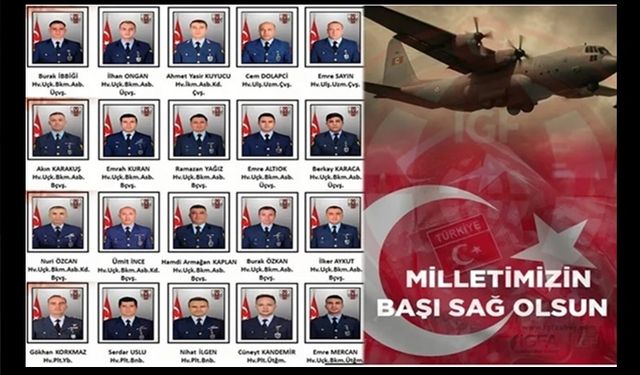 Azerbaycan Sınırında Düşen Askeri Kargo Uçağında : 20 Askerimiz Şehit Oldu