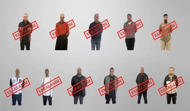 9'u kırmızı bültenle aranan 11 zanlı iade edildi!