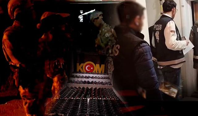 41 ilde silah kaçakçılarına darbe: 135 gözaltı