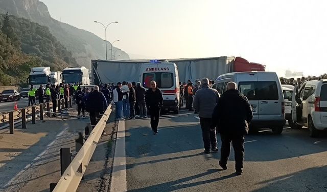 Anadolu Otoyolu’nda Zincirleme Kaza: Ankara Yönü Trafiğe Kapandı
