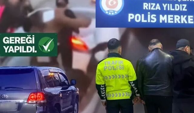 İstanbul'da ters yönde gidip saldıran sürücüler yakalandı