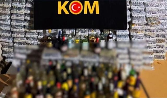 81 ilde kaçak ve sahte alkole darbe!