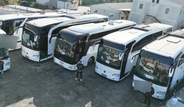 6 ilde “change otobüs” operasyonu!